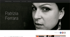 Desktop Screenshot of patriziaferrara.com