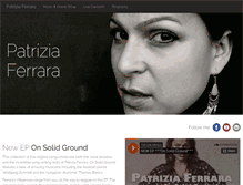 Tablet Screenshot of patriziaferrara.com